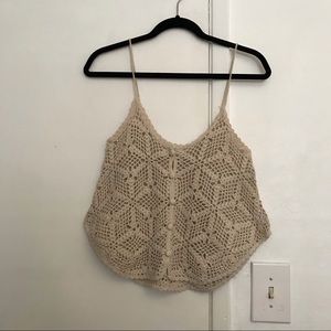 Forever 21 Crochet Knitted Tank Top